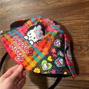 Hello kitty hat  Bucket Hat with Ear Flaps that MOVE